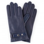 Чоловічі шкіряні рукавички GlovesUA мод.463 джинс