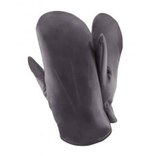 Чоловічі шкіряні рукавиці на хутрі GlovesUA мод.105 чорні (овчина)