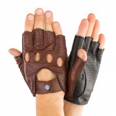 Чоловічі рукавички авто комбіновані мод.245 укр коньяк / чорний Чоловічі рукавички авто комбіновані мод.245 укр коньяк / чорний