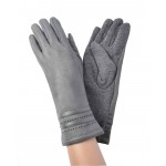 Женские перчатки трикотажные СЕНСОРНЫЕ Ranna мод.70-12 серые