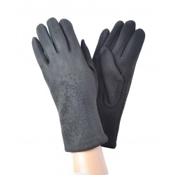 Женские перчатки трикотажные мод.80-06 черные