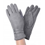 Женские перчатки трикотажные мод.80-08 черные