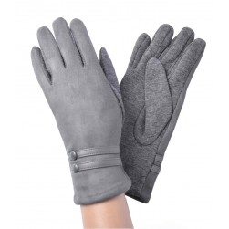 Женские перчатки трикотажные мод.80-08 черные