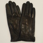 Женские перчатки кожаные Pitas мод.LN0405Z черные