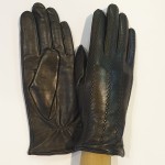 Женские перчатки кожаные Pitas мод.LN0405Z черные