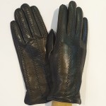 Женские перчатки кожаные Pitas мод.LN0405Z черные