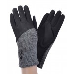 Женские перчатки трикотажные Superior мод.8109 черные