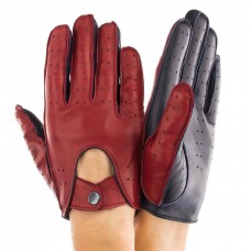 Мужские перчатки авто кожаные мод.275 бордо / джинс (без отв) Мужские перчатки авто кожаные мод.275 бордо / джинс (без отв)