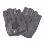 Чоловічі рукавички шкіряні мод.245 сірі