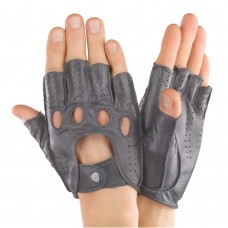 Чоловічі рукавички шкіряні мод.245 сірі