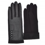 Женские перчатки Bella мод. 807 черные