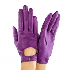 Женские перчатки кожаные GlovesUA мод.274 (без перф) фиолетовые