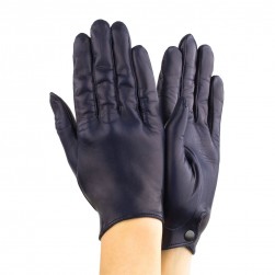 Женские перчатки кожаные  мод.394 джинс