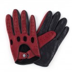 Чоловічі рукавички шкіряні мод.275 бордо / чорний (шов всередину) - Автомобільні Чоловічі рукавички шкіряні мод.275 бордо / чорний (шов всередину)