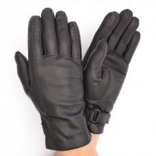 Мужские кожаные перчатки GlovesUA мод.062 черные Мужские кожаные перчатки GlovesUA мод.062 черные