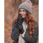Женские перчатки кожаные мод.421 черные