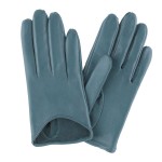 Женские перчатки кожаные GlovesUA мод.377 петролеум - Цветные Женские перчатки кожаные GlovesUA мод.377 петролеум
