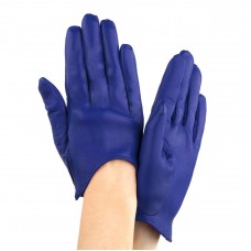 Жіночі шкіряні рукавички GlovesUA мод.377 блакитний