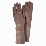 Женские длинные перчатки мод.052-33 черные