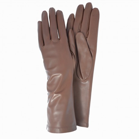 Женские длинные перчатки мод.052-33 черные