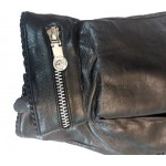 Женские перчатки кожаные Pitas мод. LN0472Z черные