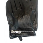 Женские перчатки кожаные Pitas мод. LN0455 черные