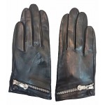 Женские перчатки кожаные Pitas мод. LN0455 черные