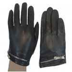 Женские перчатки кожаные Pitas мод. LN0455 черные