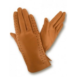Женские перчатки кожаные GlovesUA мод 019 вощаные