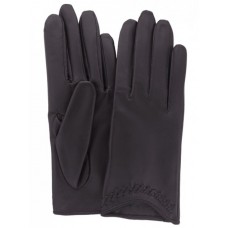 Жіночі шкіряні рукавички GlovesUA мод.115 чорні