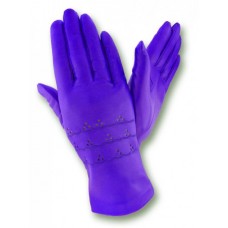 Женские перчатки кожаные GlovesUA мод.302 индиго