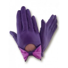 Женские перчатки кожаные GlovesUA мод.434 ирис