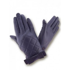 Женские кожаные перчатки GlovesUA мод.408 джинс