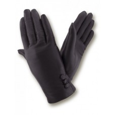 Жіночі шкіряні рукавички GlovesUA мод.037 чорні Жіночі шкіряні рукавички GlovesUA мод.037 чорні