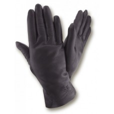 Жіночі шкіряні рукавички GlovesUA мод.139 чорні