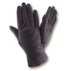 Женские кожаные перчатки GlovesUA мод 139 черные