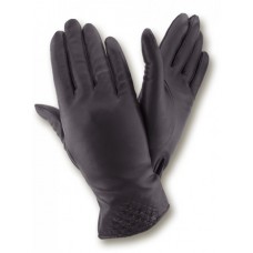 Жіночі шкіряні рукавички GlovesUA мод.143 чорні Жіночі шкіряні рукавички GlovesUA мод.143 чорні