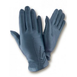 Женские кожаные перчатки GlovesUA мод 462 петролеум