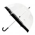 Детский зонт-трость прозрачный Fulton Funbrella-2 C603 - Black (Черный)
