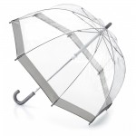 Детский зонт-трость прозрачный Fulton Funbrella-2 C603 - Silver (Серебряный)