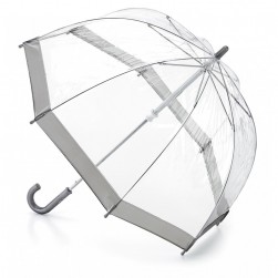 Детский зонт-трость прозрачный Fulton Funbrella-2 C603 - Silver (Серебряный)