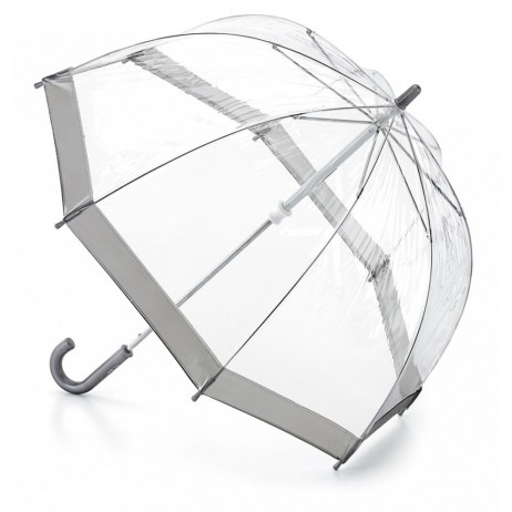 Детский зонт-трость прозрачный Fulton Funbrella-2 C603 - Silver (Серебряный)