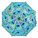 Детский зонт-трость Fulton Junior-4 C724 - Jungle Chums (Джунгли)