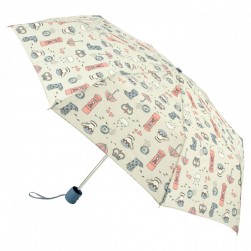 Женский зонт механический Fulton Stowaway-24 G701 - London Day Out (День Лондона)