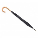 Мужской зонт-трость механический Fulton Commissioner G807 - Black (Черный)