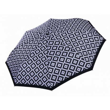 Женский зонт полный автомат (черно-белый) Pierre Cardin 82294-1 - Зонты Pierre Cardin Женский зонт полный автомат (черно-белый) Pierre Cardin 82294-1