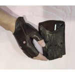 Чоловічі рукавички мітенки шкіряні GlovesUA мод.315 чорні - Автомобільні Чоловічі рукавички мітенки шкіряні GlovesUA мод.315 чорні