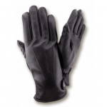 Мужские кожаные перчатки GlovesUA мод309 черные - На пoдкладке Мужские кожаные перчатки GlovesUA мод309 черные