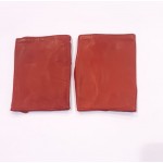 Женские перчатки митенки кожаные GlovesUA мод 339 красные (без банта)