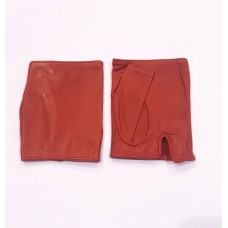 Женские перчатки митенки кожаные GlovesUA мод.339 красные (без банта) Женские перчатки митенки кожаные GlovesUA мод.339 красные (без банта)